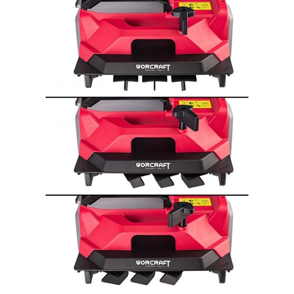 Akumuliatorinis sniego valytuvas WORCRAFT 40V (20V+20V) LI-ION (Be akumuliatorių ir įkroviklio)